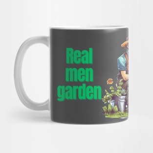 Cartoon design of a male gardener with humorous saying Mug